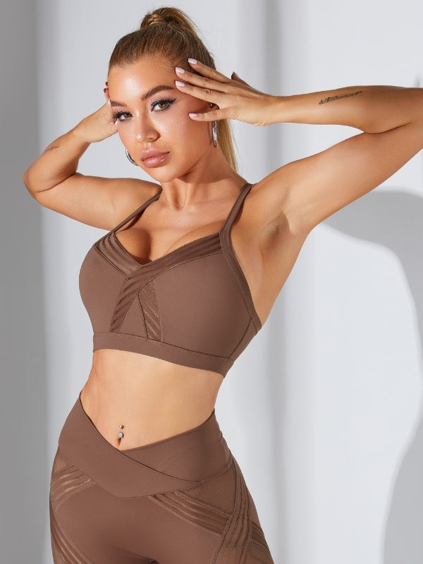 Fitnmez Female Mesh Quick Dry Elastic Tight Leggings